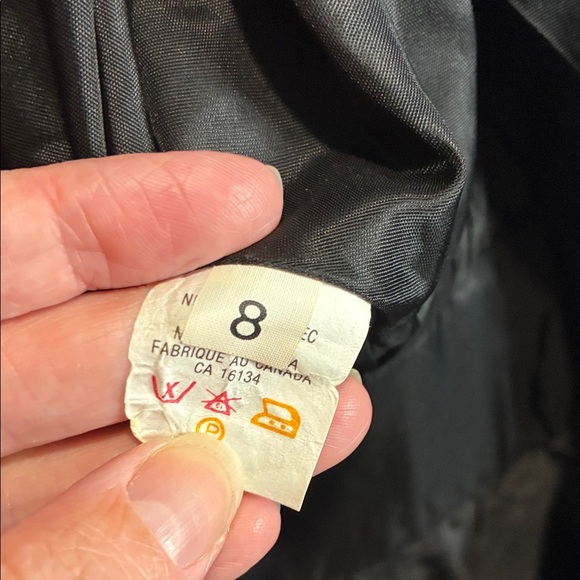 Vintage Rare Designer Black and Cream Blazer - Picture 9 of 10